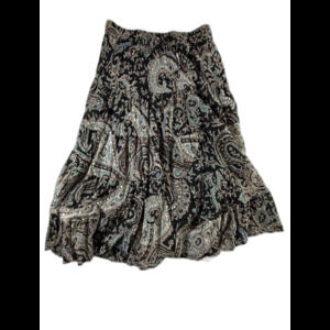 Boho Glam Silver Stream Sequin Embellished Broom Skirt – OSFA